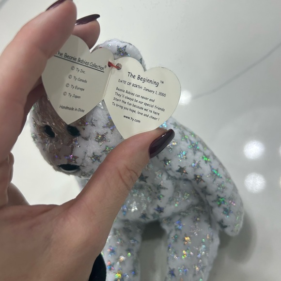 Rare Beanie Babie The Beginning with errors and tush tag stamp - Picture 3 of 6